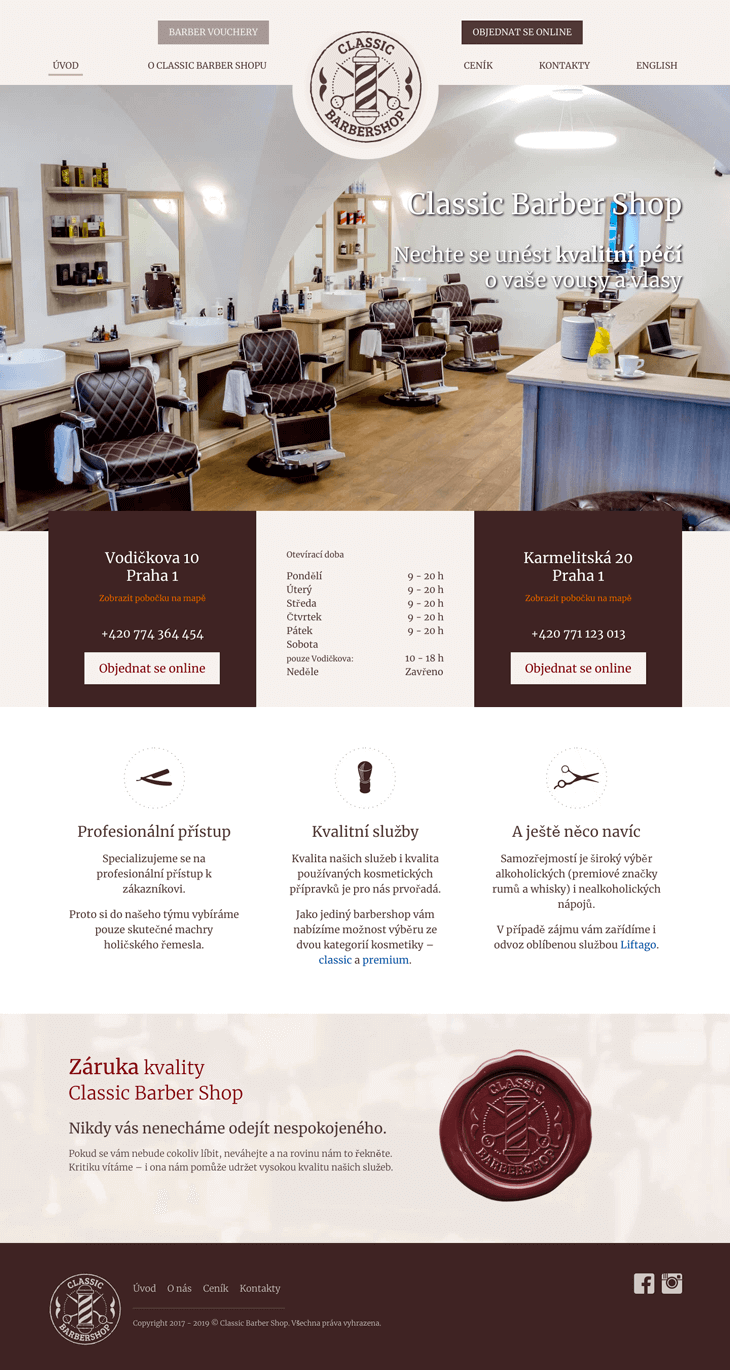 ClassicBarberShop.cz
